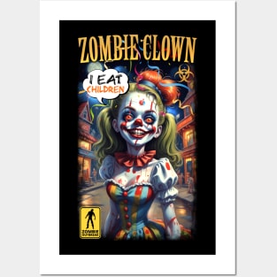 Zombie Clown Posters and Art